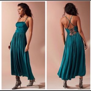 Satin Maxi Dress